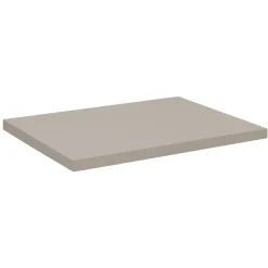Meublorama Plan vasque 50 cm VANO Finition marron congo L50 x P40 x H2 cm À poser