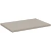 Plan Double Vasque|Meublorama Plan vasque 60 cm VANO Finition marron congo L60 x P40 x H2 cm À poser