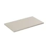 Plan Double Vasque|Meublorama Plan vasque BELLA 80 cm Coloris marron congo Finition mate pour meuble suspendu