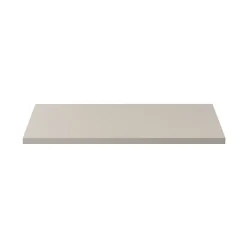 Plan Double Vasque|Meublorama Plan vasque BELLA 80 cm Coloris marron congo Finition mate pour meuble suspendu