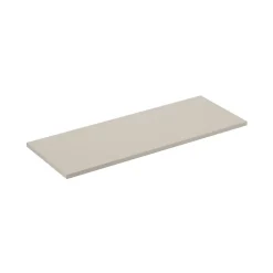 Meublorama Plan vasque BELLA 120 cm Coloris marron congo Finition mate pour meuble suspendu