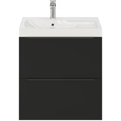 Plan Simple Vasque|GoodHome Plan vasque blanc en résine l.60 cm Mila