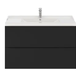Plan Simple Vasque|GoodHome Plan vasque blanc Lana 100 cm