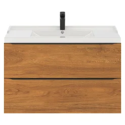 Plan Simple Vasque|GoodHome Plan vasque blanc Lana 100 cm