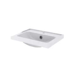 Plan Simple Vasque|GoodHome Plan vasque blanc Lana 60 cm
