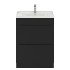 Plan Simple Vasque|GoodHome Plan vasque blanc Lana 60 cm