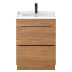 Plan Simple Vasque|GoodHome Plan vasque blanc Lana 60 cm
