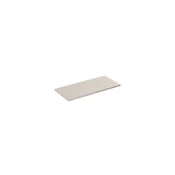 Plan Double Vasque|Meublorama Plan vasque BRAZZA 100 cm Coloris marron congo MDF & PVC À poser
