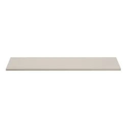 Meublorama Plan vasque BRAZZA 140 cm Coloris marron congo MDF & PVC À poser