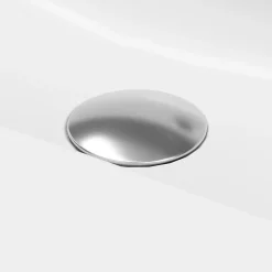 GoodHome Plan vasque double l.120,6 x H.12,3 x P.45,2 cm, en céramique blanche, levanna