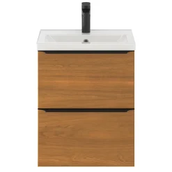 Plan Simple Vasque|GoodHome Plan vasque faible profondeur blanc Nira 50 cm