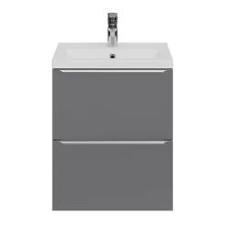 Plan Simple Vasque|GoodHome Plan vasque faible profondeur blanc Nira 50 cm