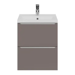 Plan Simple Vasque|GoodHome Plan vasque faible profondeur blanc Nira 50 cm