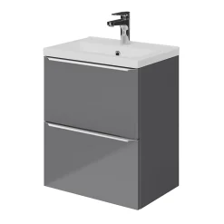Plan Simple Vasque|GoodHome Plan vasque faible profondeur blanc Nira 50 cm