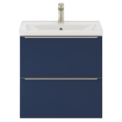 GoodHome Plan vasque faible profondeur blanc Nira 60 cm
