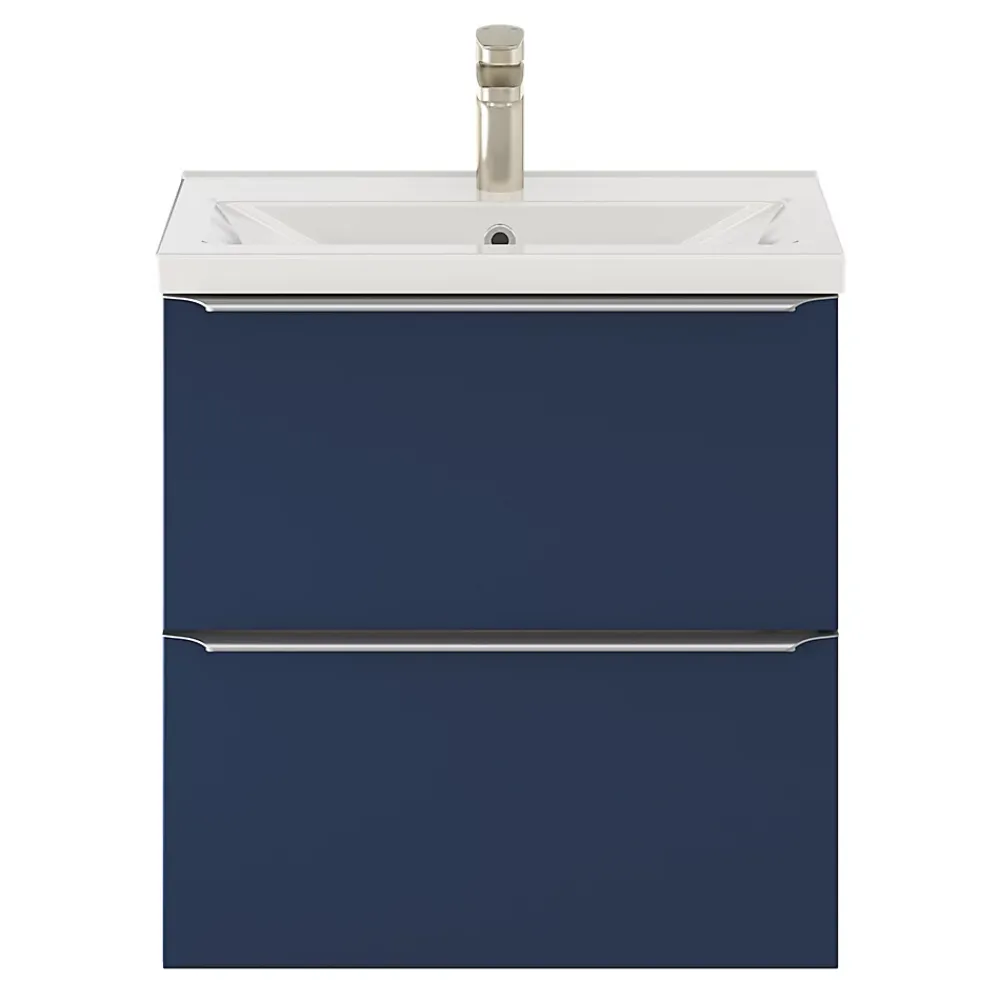 GoodHome Plan vasque faible profondeur blanc Nira 60 cm