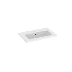 Plan Simple Vasque|Cooke & Lewis Plan vasque faible profondeur l.60 cm blanc en résine, Calao