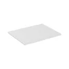 Meublorama Plan vasque ICON 60 cm Finition blanc alpin mat Accessoire meuble sous vasque moderne
