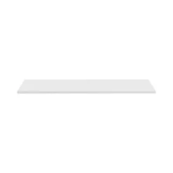 Meublorama Plan vasque ICON 120 cm Finition blanc alpin mat Accessoire meuble sous vasque moderne