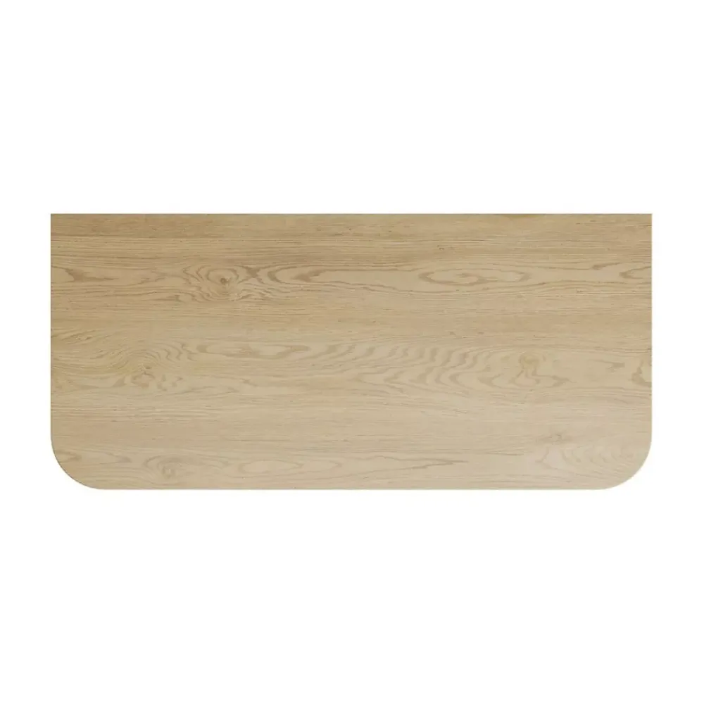 Plan Double Vasque|Meublorama Plan vasque KORI 100 cm chene clair Accessoire pour meuble sous vasque