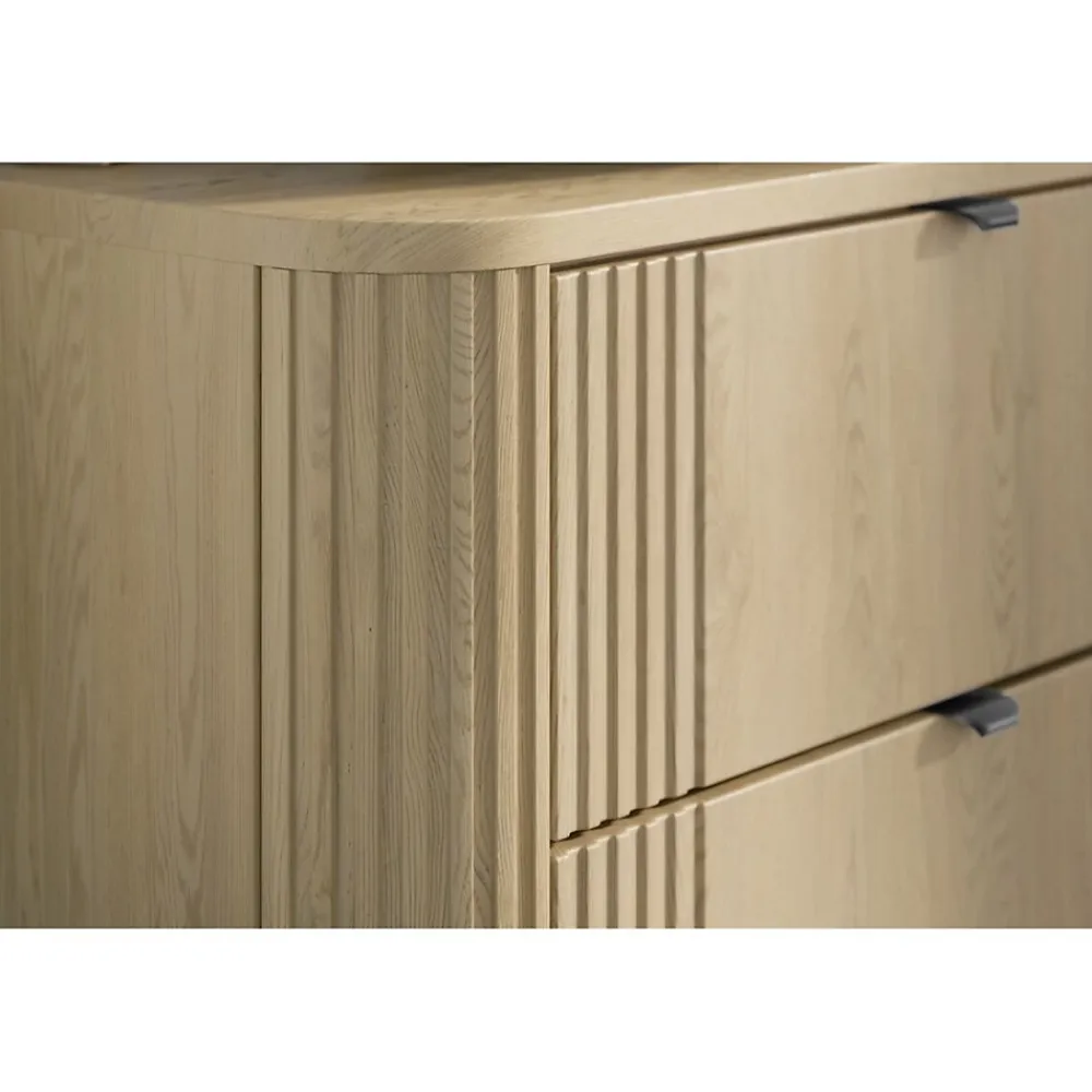 Meublorama Plan vasque KORI 80 cm chene clair Accessoire pour meuble sous vasque