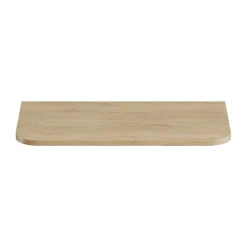 Meublorama Plan vasque KORI 80 cm chene clair Accessoire pour meuble sous vasque