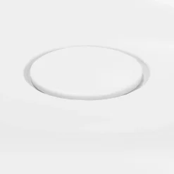 GoodHome Plan vasque l.80 x P.45 cm en céramique avec plage de dépose à droite, blanc, Kentia