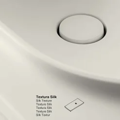 Poalgi Plan vasque lavabo résine Wraitom 100x46 cm blanc marfil série Bül