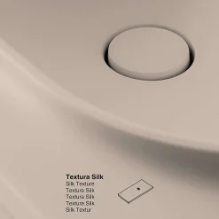 Poalgi Plan vasque lavabo résine Wraitom 100x46 cm blanc perle série Bül