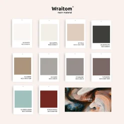 Poalgi Plan vasque lavabo résine Wraitom 80x46 cm gris humo série Bül