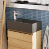 Plan Vasque Lave-Mains|Homesight Plan vasque lave-mains l.44,2 x H.12 x P.23,2 cm, béton gris,