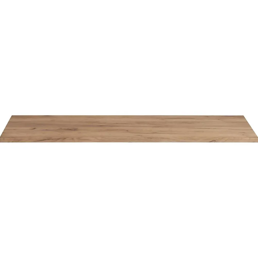 Plan Double Vasque|Meublorama Plan vasque NALYA 120 cm Chene clair Plateau bois pour double meuble sous vasque