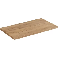 Meublorama Plan vasque NALYA 61 cm Chene clair Plateau supérieur pour meuble suspendu