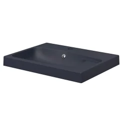 Plan Simple Vasque|GoodHome Plan vasque noir en résine l.60 cm Mila