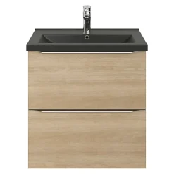 GoodHome Plan vasque noir Nira 60 cm