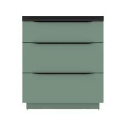 Plan Simple Vasque| Plan vasque noir mat en résine l.80 cm, Pamili
