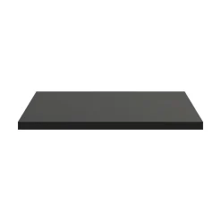 Meublorama Plan vasque noir SAVIA 60 cm Plateau de 60 cm pour meuble sous vasque