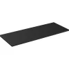 Plan Double Vasque|Meublorama Plan vasque NOXERA 120 cm Noir mat Pour vasques à poser Finition élégante