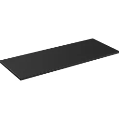 Plan Double Vasque|Meublorama Plan vasque NOXERA 120 cm Noir mat Pour vasques à poser Finition élégante