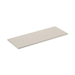 Plan Double Vasque|Meublorama Plan vasque NOXERA 120 cm Beige mat À poser Finition haut de gamme en MDF