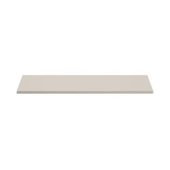 Plan Double Vasque|Meublorama Plan vasque NOXERA 120 cm Beige mat À poser Finition haut de gamme en MDF