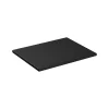 Plan Double Vasque|Meublorama Plan vasque NOXERA 60 cm Noir mat Pour vasque à poser Finition MDF et PVC