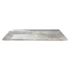 Plan Simple Vasque|C-Negoce Plan vasque simple gris en travertin Provence - 120 x 45 x 10 cm -