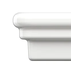 GoodHome Plan vasque simple blanc en céramique l.60 cm, Endell