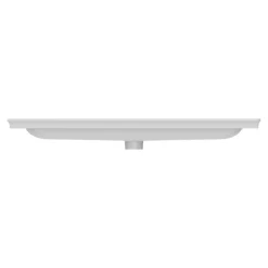 Plan Simple Vasque|GoodHome Plan vasque simple blanc en céramique l.100 cm, Endell