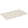 Meublorama Plan vasque TORNADO 80 cm Finition sable MDF & PVC Pour meuble sous vasque