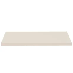Meublorama Plan vasque TORNADO 80 cm Finition sable MDF & PVC Pour meuble sous vasque