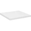 Plan Double Vasque|Meublorama Plan vasque VANO Blanc alpin L40 x P40 x H2 cm Compact et élégant à poser