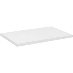 Plan Double Vasque|Meublorama Plan vasque VANO Blanc alpin L60 x P40 x H2 cm Design épuré à poser