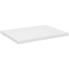 Plan Double Vasque|Meublorama Plan vasque VANO Blanc alpin L50 x P40 x H2 cm Elégance compacte à poser